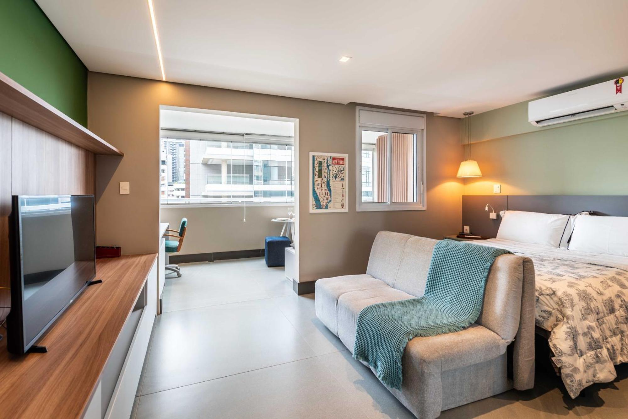 Pinheiros Faria Lima, Novo, 38m2, Wifi700mb - Traveller Awards 2025 Apartamento *